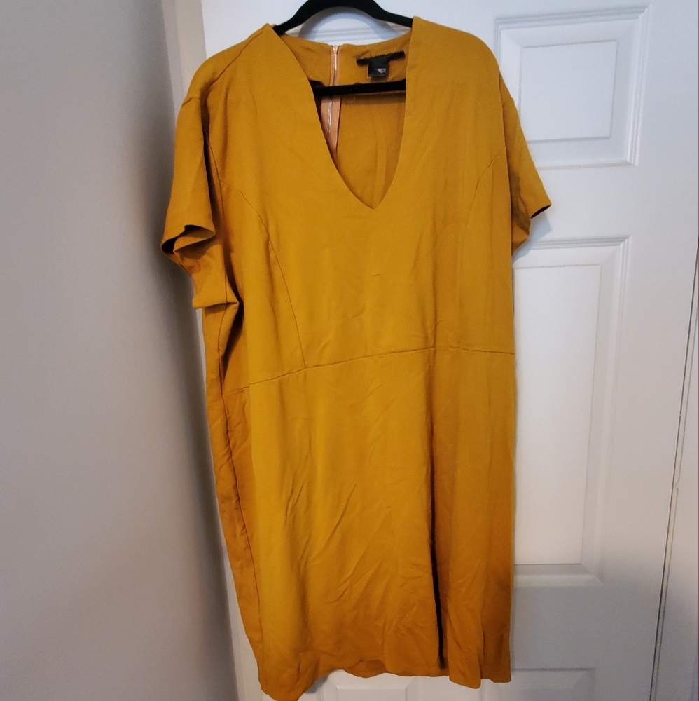 Mustard dress